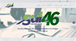 Desktop Screenshot of contabilidadesul.com.br